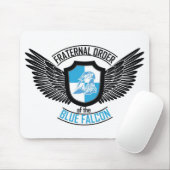 青い《鳥》ハヤブサの友愛会、青い《鳥》ハヤブサ マウスパッド (マウス)