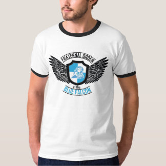 青い《鳥》ハヤブサのFATERNAL順序 Tシャツ