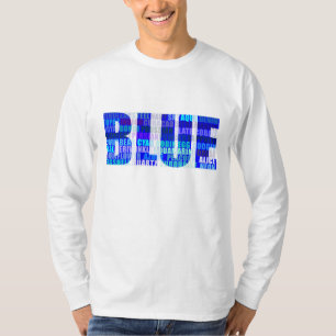 青い Tシャツ