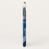 青いAgat Case-Mate iPhoneケース (裏面/左)
