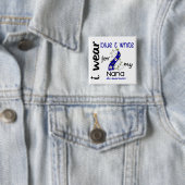 青いALS Iの衣服および私のナナ43のための白 缶バッジ (インサイチュ)