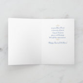 青いAssisiのSt.ドクレアの饗宴 カード (内部)