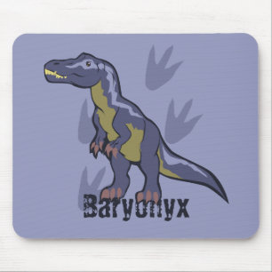 青いBaryonyx マウスパッド
