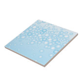 青いBathの泡 タイル (側面)