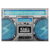 青いboombox カッティングボード (正面)