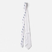 青いBudgie ネクタイ (裏面)