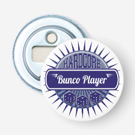 青いBuncoスタイリッシュなレトロのプレーヤーの幸運なサイコロ 栓抜き