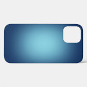 青いCase-Mate iPhoneケースに白いスポットライト Case-Mate iPhoneケース (裏面 (横))