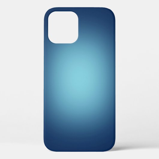 青いCase-Mate iPhoneケースに白いスポットライト Case-Mate iPhoneケース (裏面)