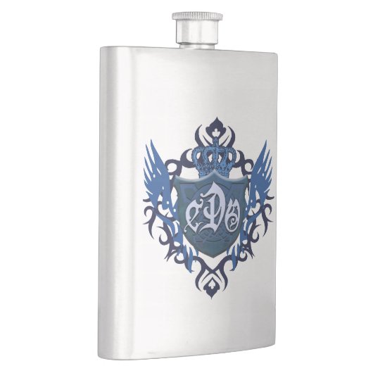 青いCDOのロゴのフラスコ フラスク (右)