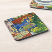 青いCow 1914年(紙のテンペラ) コースター (左側)