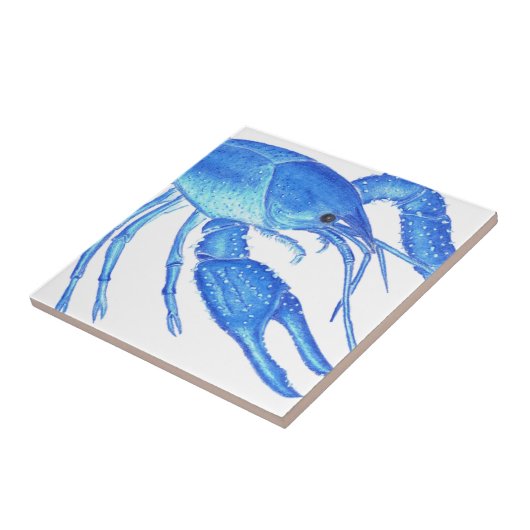 青いCrawfish タイル (側面)