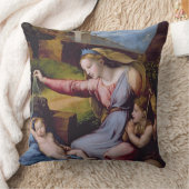 青いDiademのマドンナかtのマドンナ クッション (ブランケット)