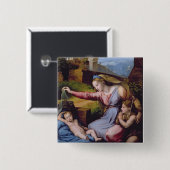 青いDiademのマドンナかtのマドンナ 缶バッジ (正面&裏面)