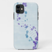 青いDNA Case-Mate iPhoneケース (裏面)