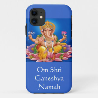 青いGanesh主のiPhone 5の箱 iPhone 11 ケース