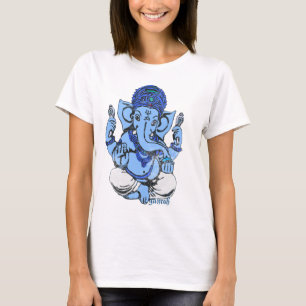 青いganesh tシャツ