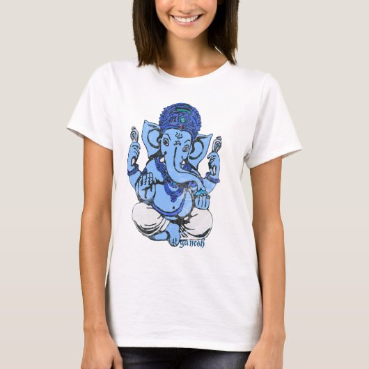 青いganesh tシャツ (正面)