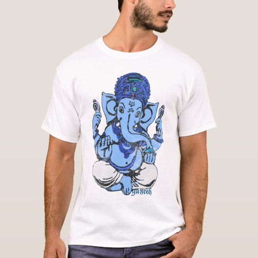 青いganesh tシャツ (正面)