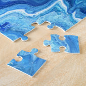 青いGeode ジグソーパズル (側面)