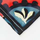 青いGypsi フリースブランケット (角)