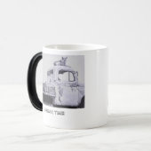 青いHeelerのマグシリーズ モーフィングマグカップ (正面左)