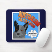 青いHeeler マウスパッド (マウス)