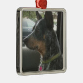 青いheeler メタルオーナメント (右)