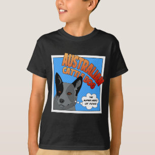 青いHeeler Tシャツ