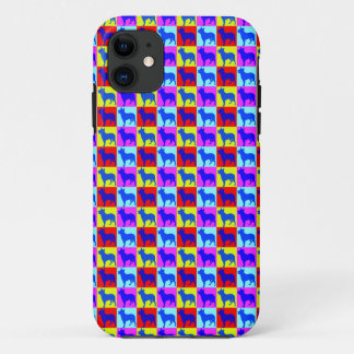 青いHeelers色の壁 iPhone 11 ケース