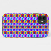 青いHeelers色の壁 Case-Mate iPhoneケース (裏面(横))