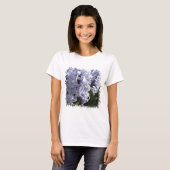 青いHyacinthの女性Tシャツ Tシャツ (正面フル)