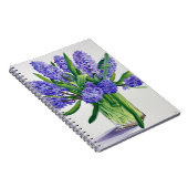 青いHyacinths ノートブック (右側)