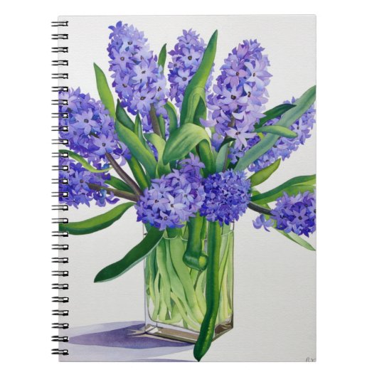 青いHyacinths ノートブック (正面)