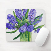 青いHyacinths マウスパッド (マウス)