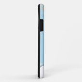 青いiPhoneケースのクリスマススノーフレーク Case-Mate iPhoneケース (裏面/右)