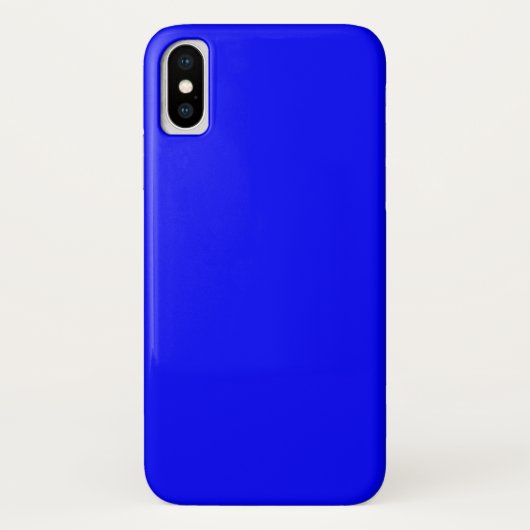 青いiPhone Xケース Case-Mate iPhoneケース (裏面)