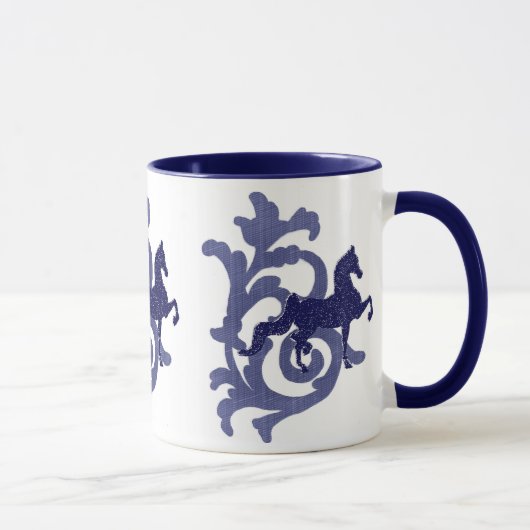 青いJ. Mug マグカップ (右)