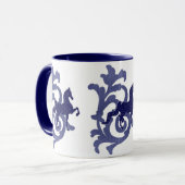 青いJ. Mug マグカップ (正面左)