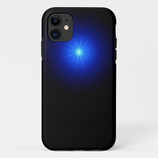青いLED Case-Mate iPhoneケース (裏面)