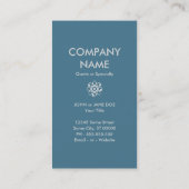 青いlogicskull 名刺 (裏面)