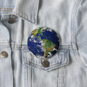 青いMarble_Mundo Profundo 缶バッジ (インサイチュ)