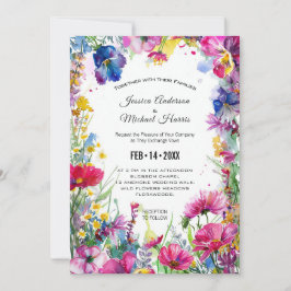 青いMeadowの開花 招待状