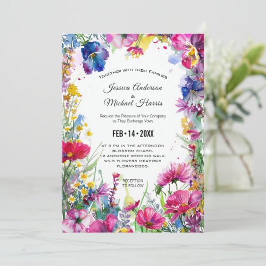 青いMeadowの開花 招待状 (スタンド正面)