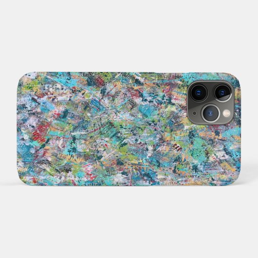 青いMeadow iPhoneケース Case-Mate iPhoneケース (裏面(横))