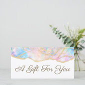 青いopalギフト券 (スタンド正面)