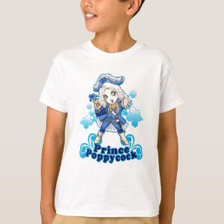 青いPoppycock Tシャツ