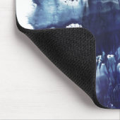 青いRoorschachマウスパッド マウスパッド (コーナー)