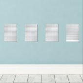 青いSの下の雪に覆われた澄ん山脈 (ウッドフロア)