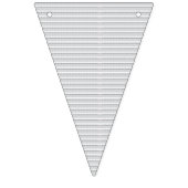 青いSの下の雪に覆われた澄ん山脈 バンティングフラッグ (第1の旗)